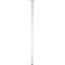 Weißer Stahlrohrfuß rund
