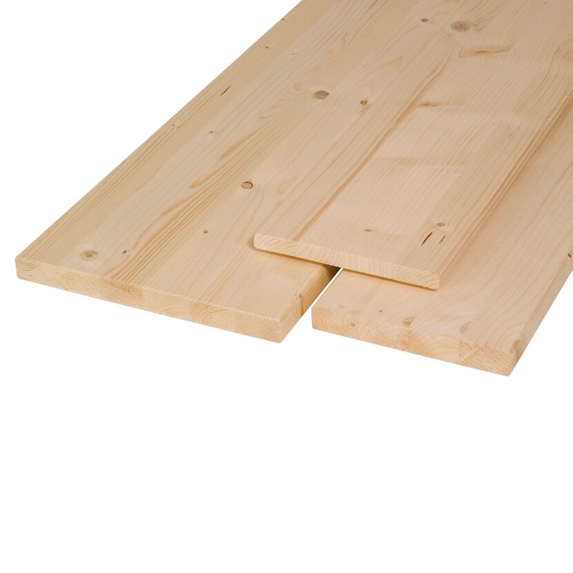 Drei Leimholzplatten Fichte