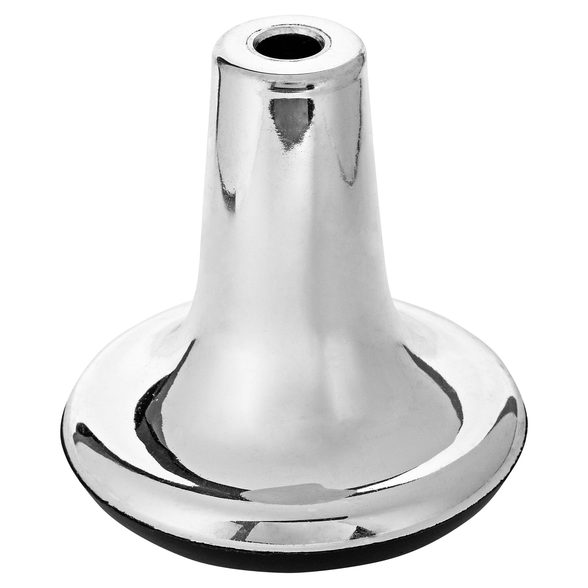 Möbelgleiter, chromfarben, 6,6 x 6,4 cm