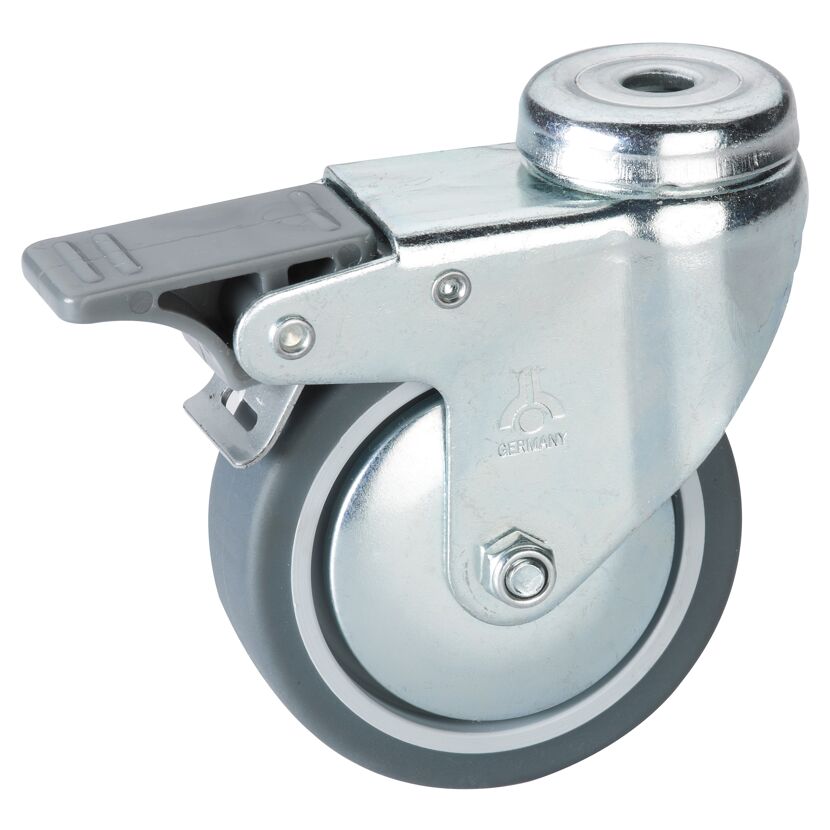 Lenkrolle mit Bremse