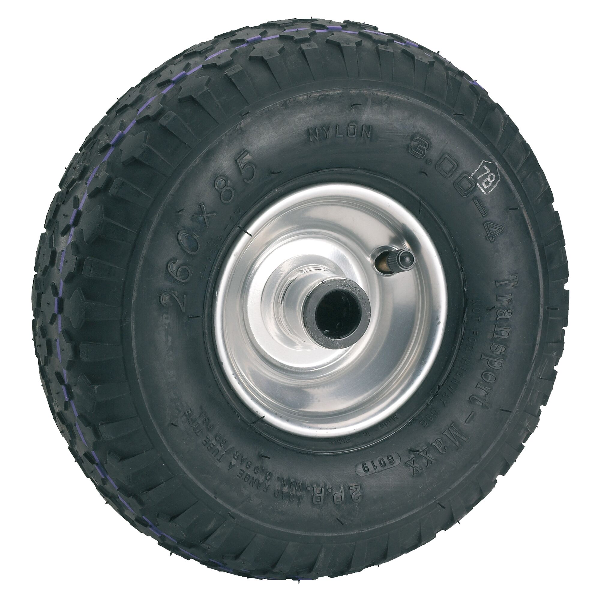 LUFTRAD 260 mm mit silberner Nabe