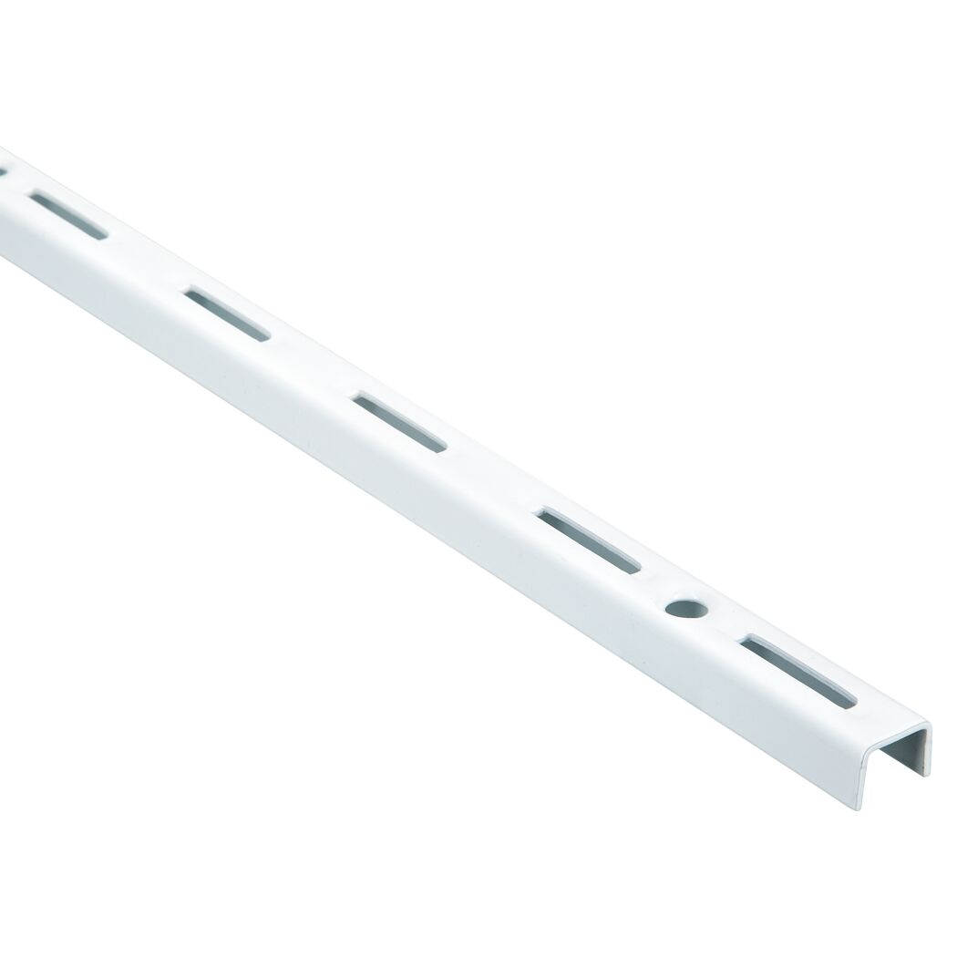Weiße Wandschiene