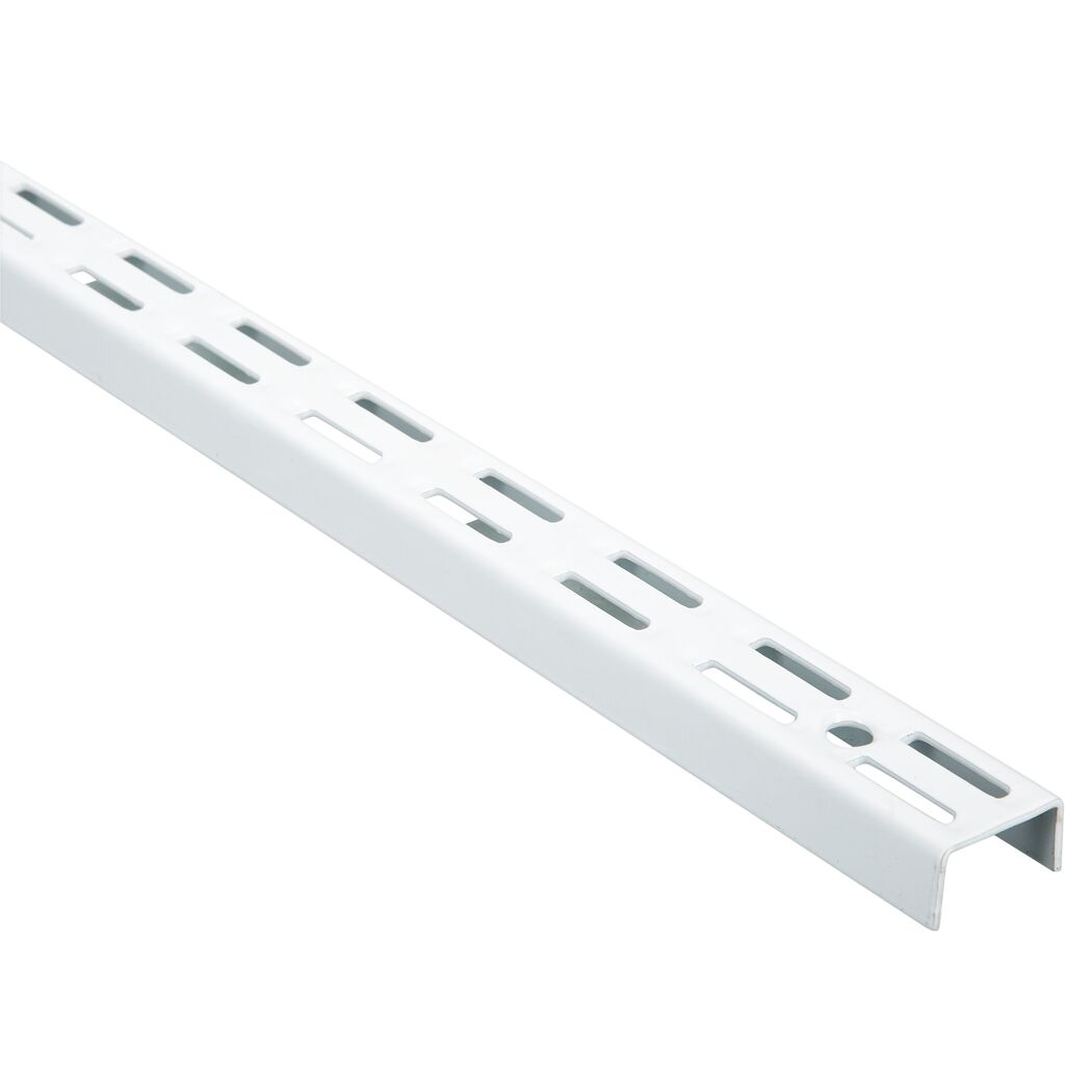 Weiße Twin-Wandschiene