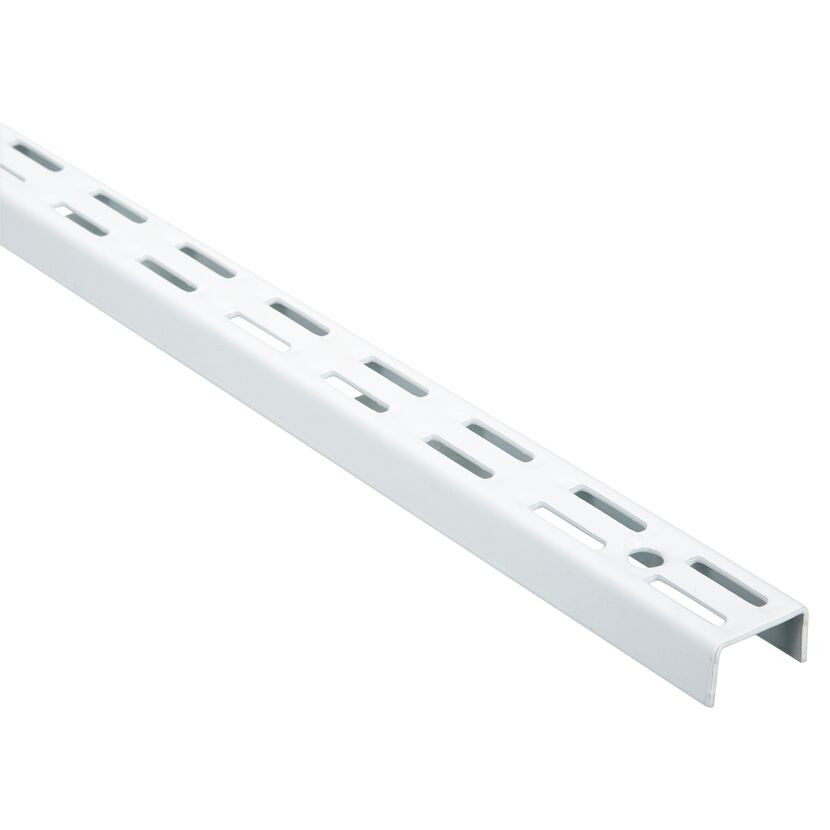 Weiße Twin-Wandschiene