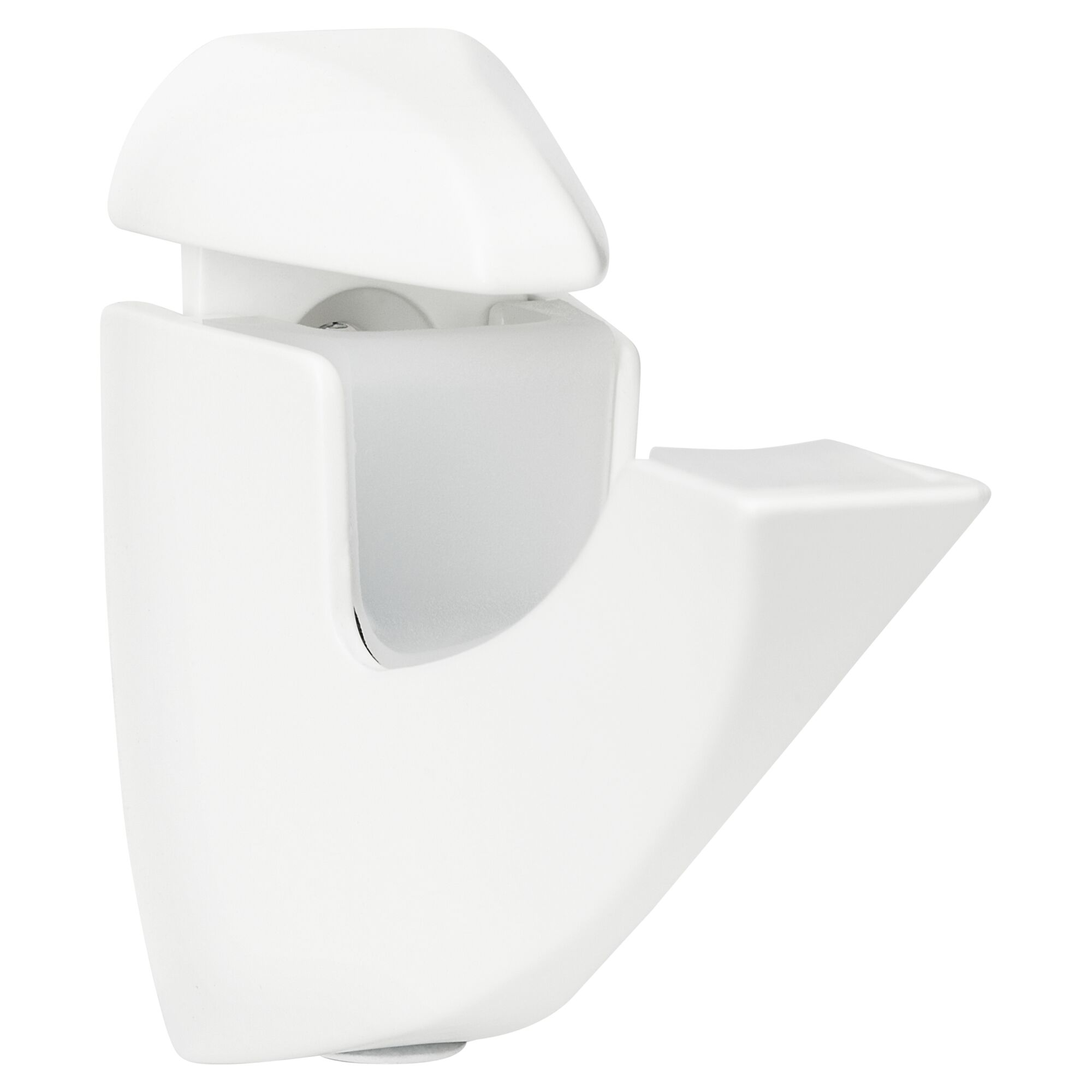 Weißer Regalhalter Scoop