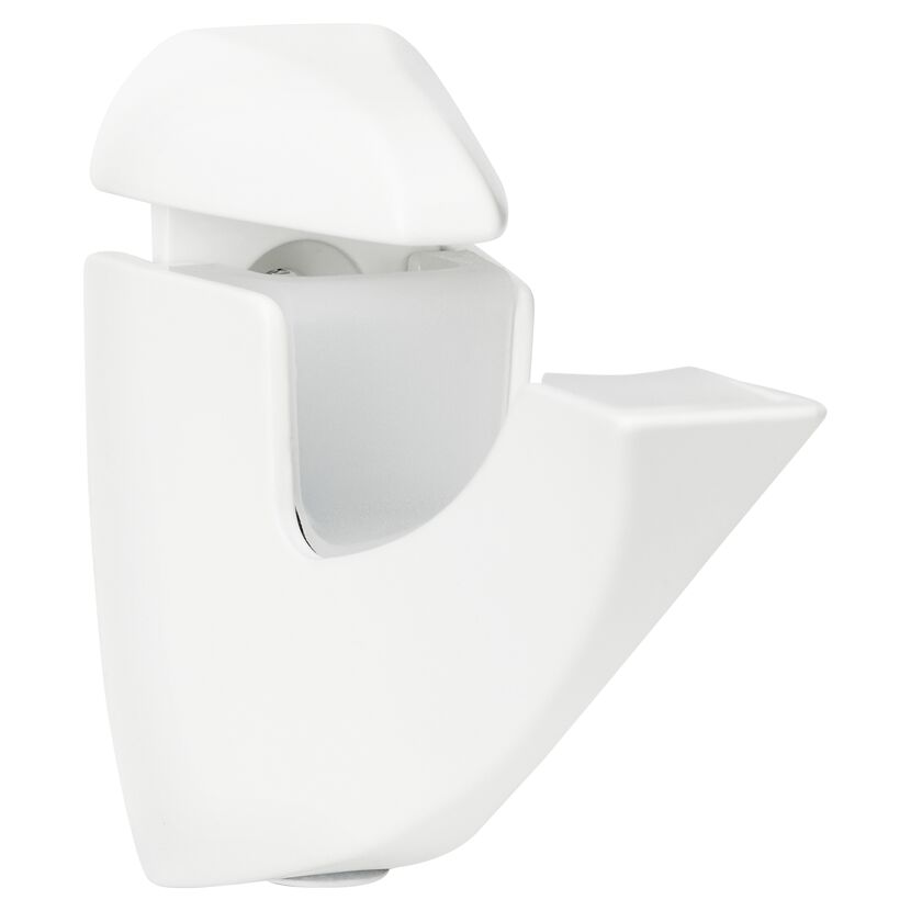 Weißer Regalhalter Scoop