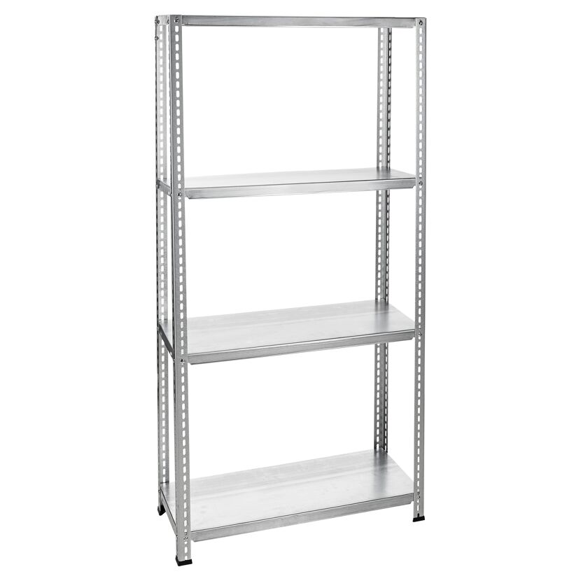 Metallregal verzinkt, 150 x 75 x 30 cm