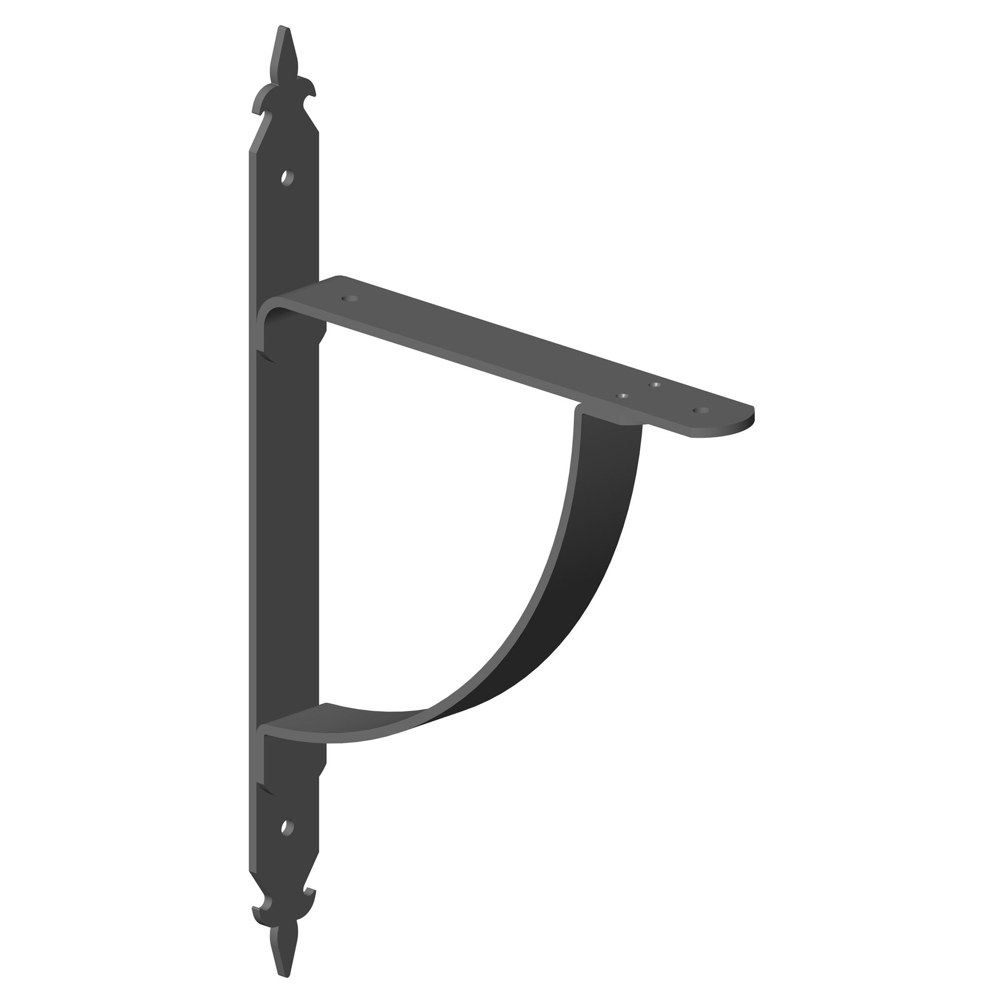 Schwarze Deko-Konsole SISSI