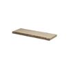 Wandregal 'Lite' Eiche massiv, mit Rinde 600 x 200 x 25 mm