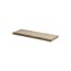Wandregal 'Lite' Eiche massiv, mit Rinde 600 x 200 x 25 mm