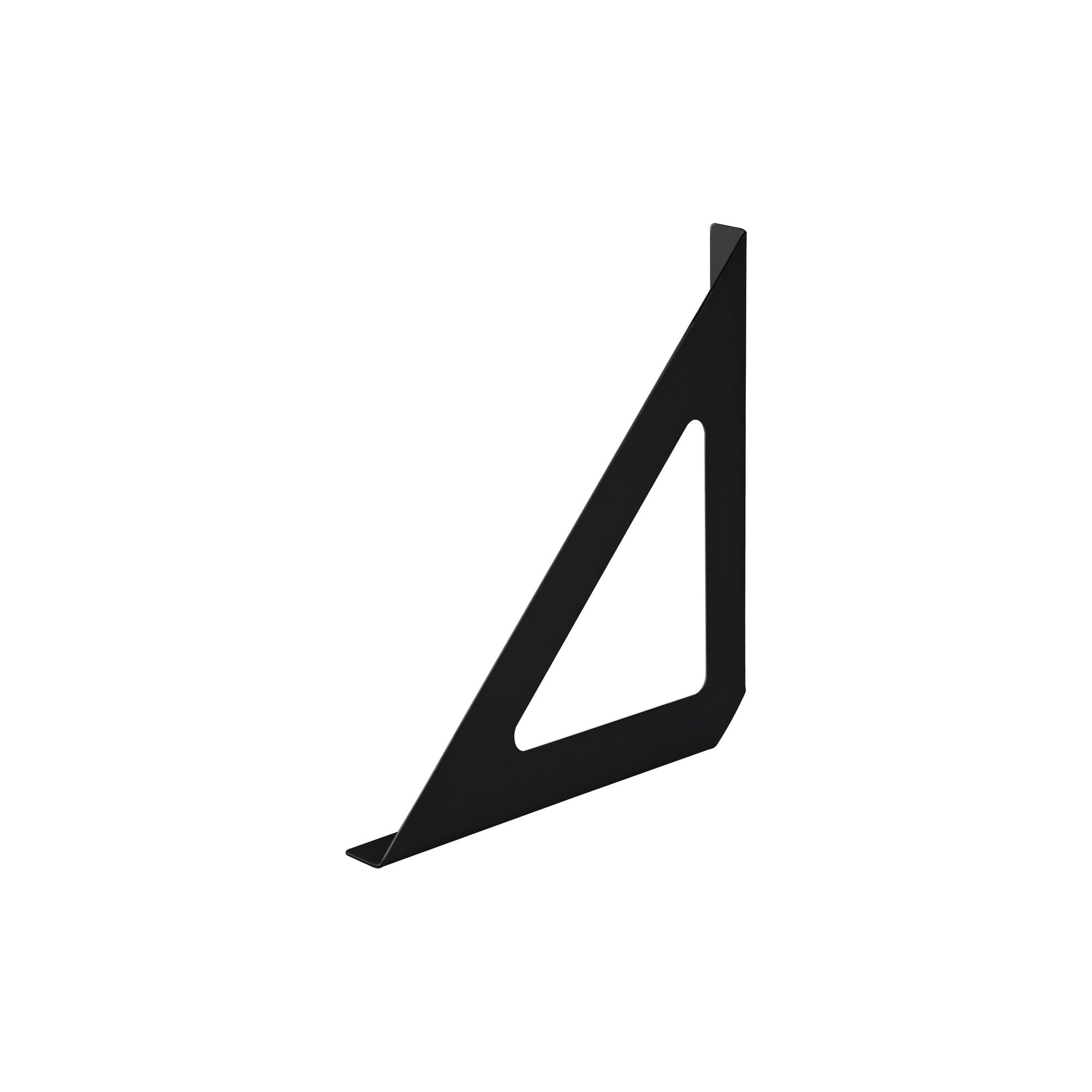 Schwarze Winkelkonsole