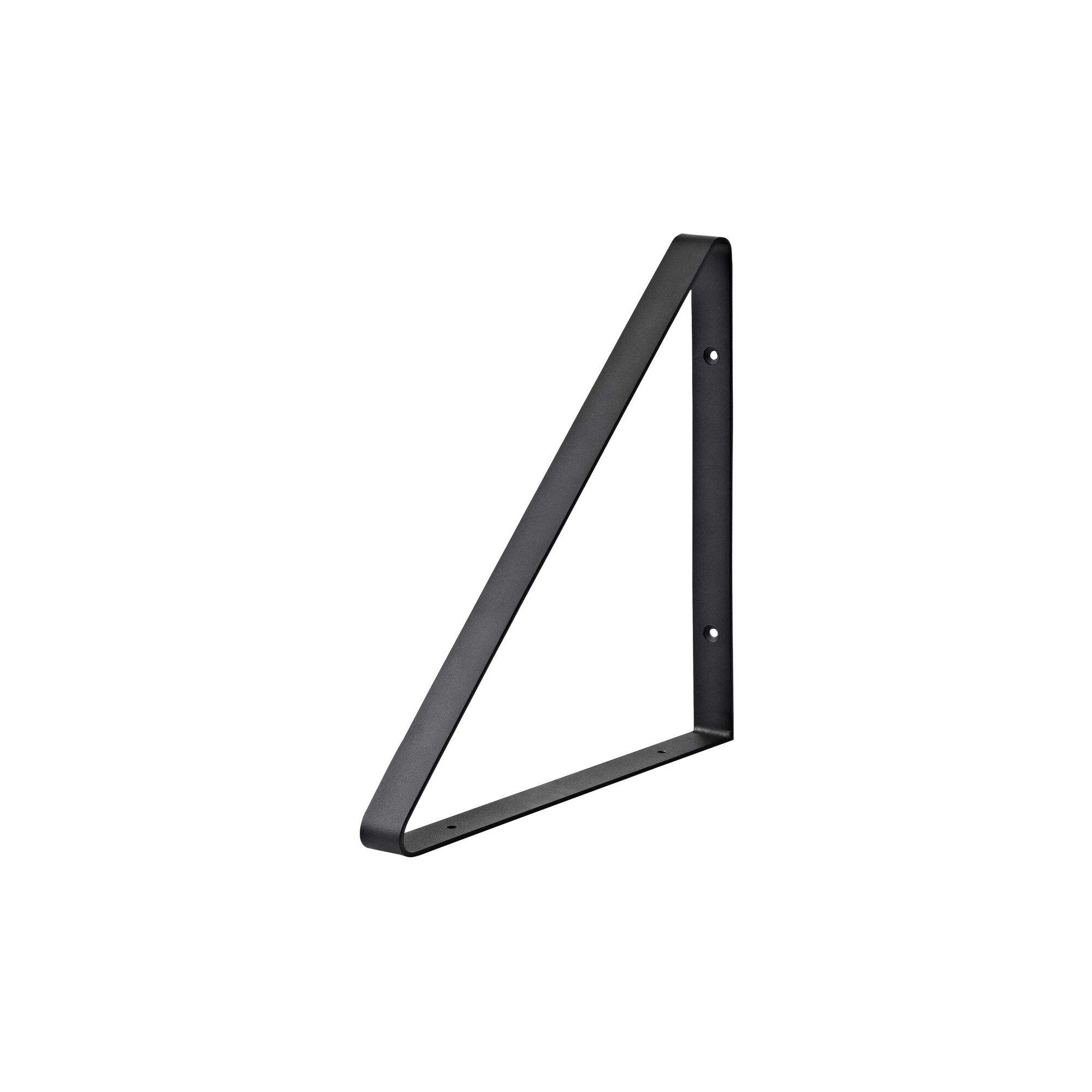 Schwarze Dreiecks-Wandkonsole Bermuda