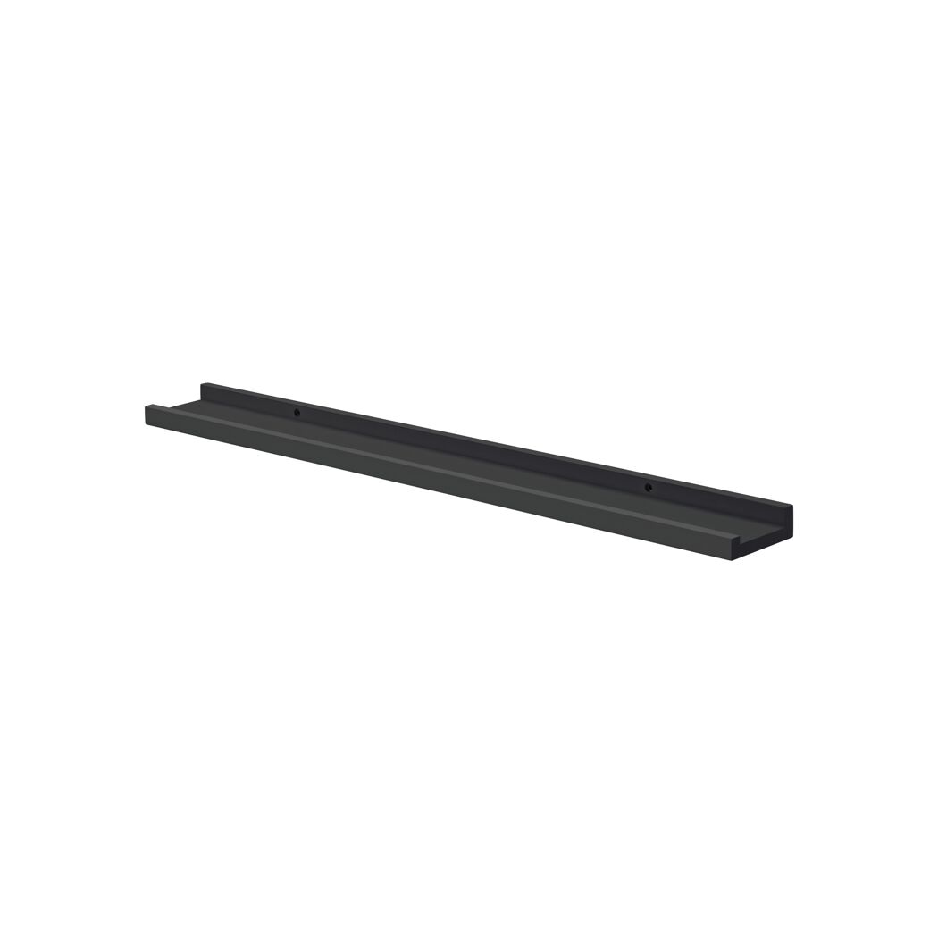 Wandregal 'Shelf+ Border' schwarz 800 x 90 x 30 mm