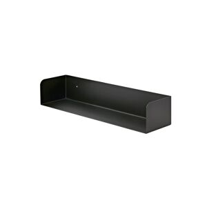 Wandregal 'Shelf+ Showcase' schwarz 600 x 150 x 115 mm
