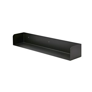 Wandregal 'Shelf+ Showcase' schwarz 800 x 150 x 115 mm