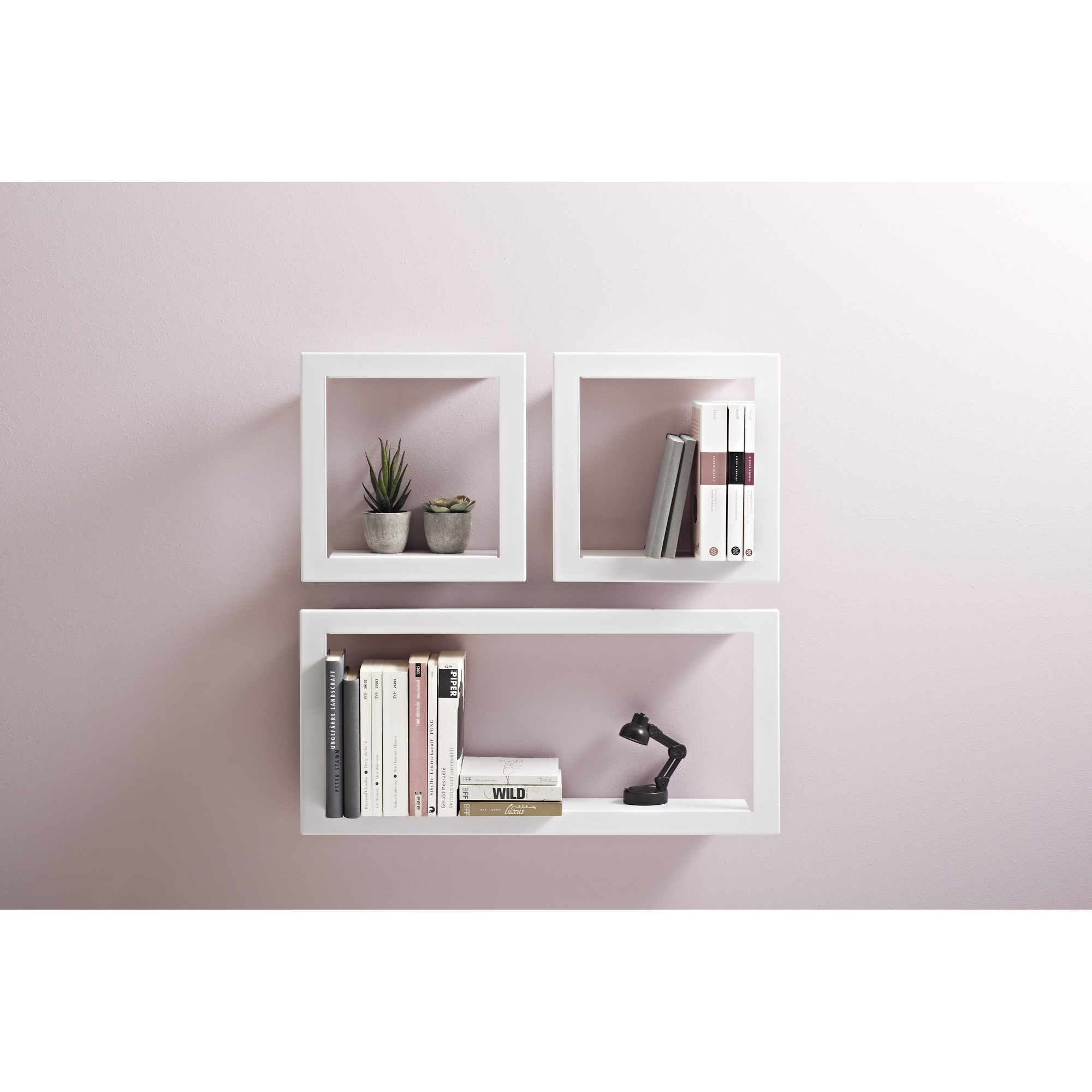 Wandregal 'Shelf+ Figura' weiß 285 x 285 x 85 mm + product picture