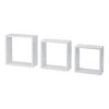 Wandregal-Set 'Shelf+ Frame' weiß 300 x 300 x 117 mm