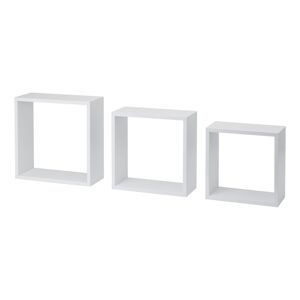 Wandregal-Set 'Shelf+ Frame' weiß 300 x 300 x 117 mm