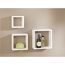 Verkleinertes Bild von Wandregal-Set 'Shelf+ Frame' weiß 300 x 300 x 117 mm