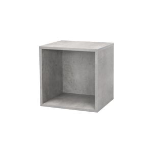 Wandregal 'Shelf+ Clic' Betonoptik 375 x 375 x 326 mm