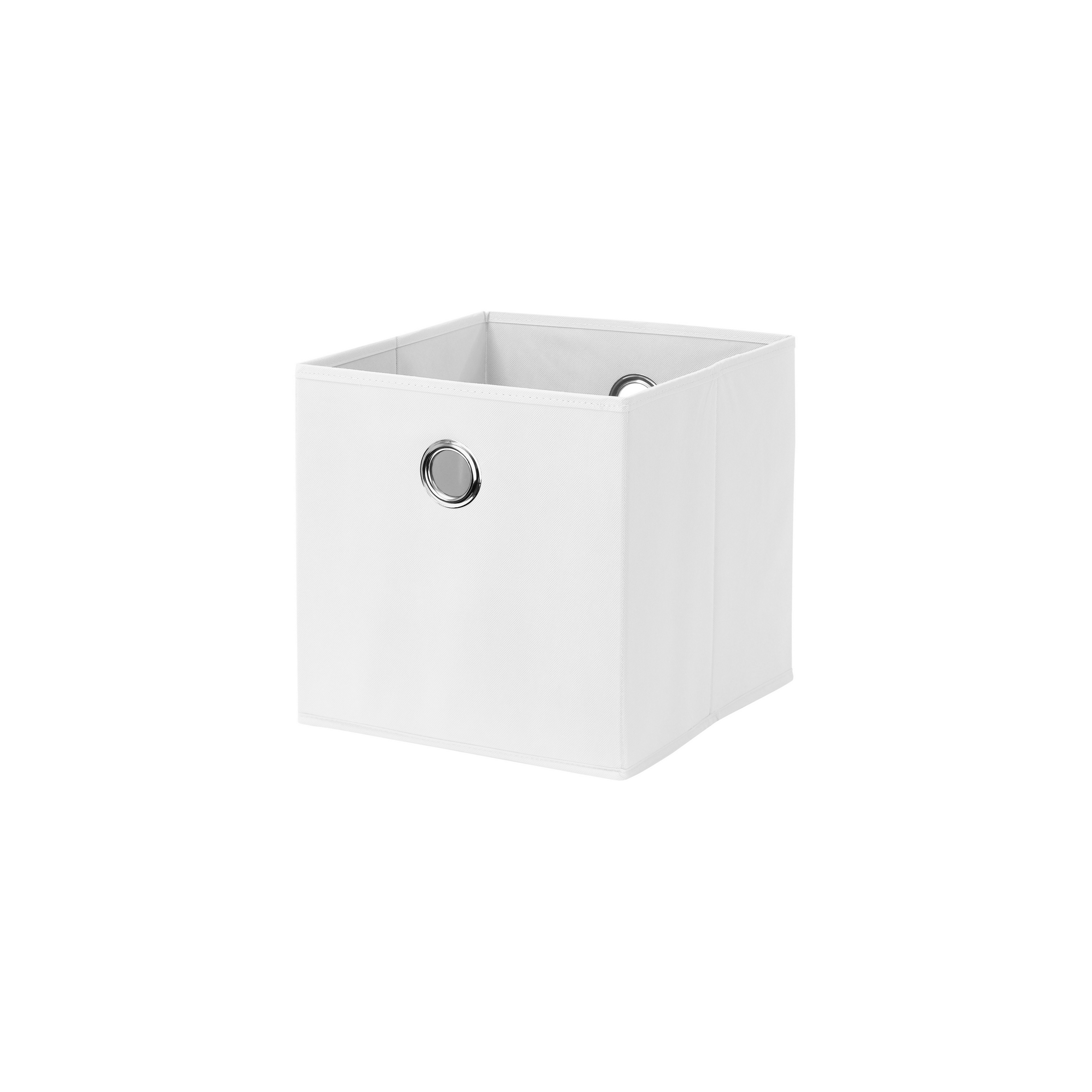 Stoff-Aufbewahrungsbox 'Boon' weiß 32 x 32 x 32 cm + product picture