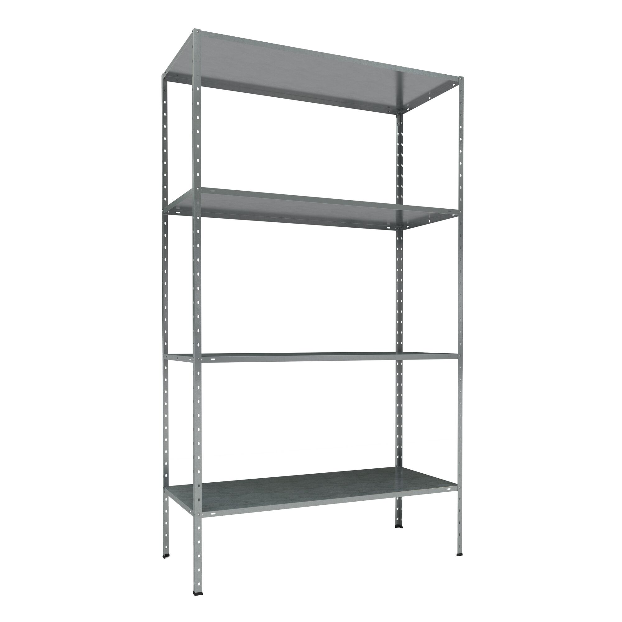 Metallregal mit vier Böden