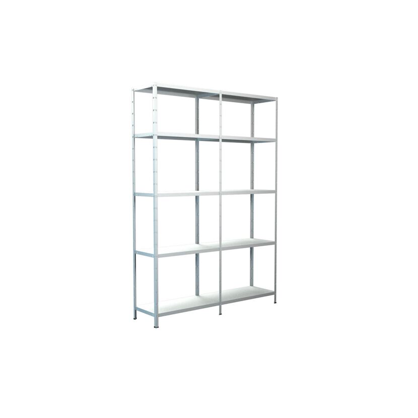 Leeres Steckregal aus Metall