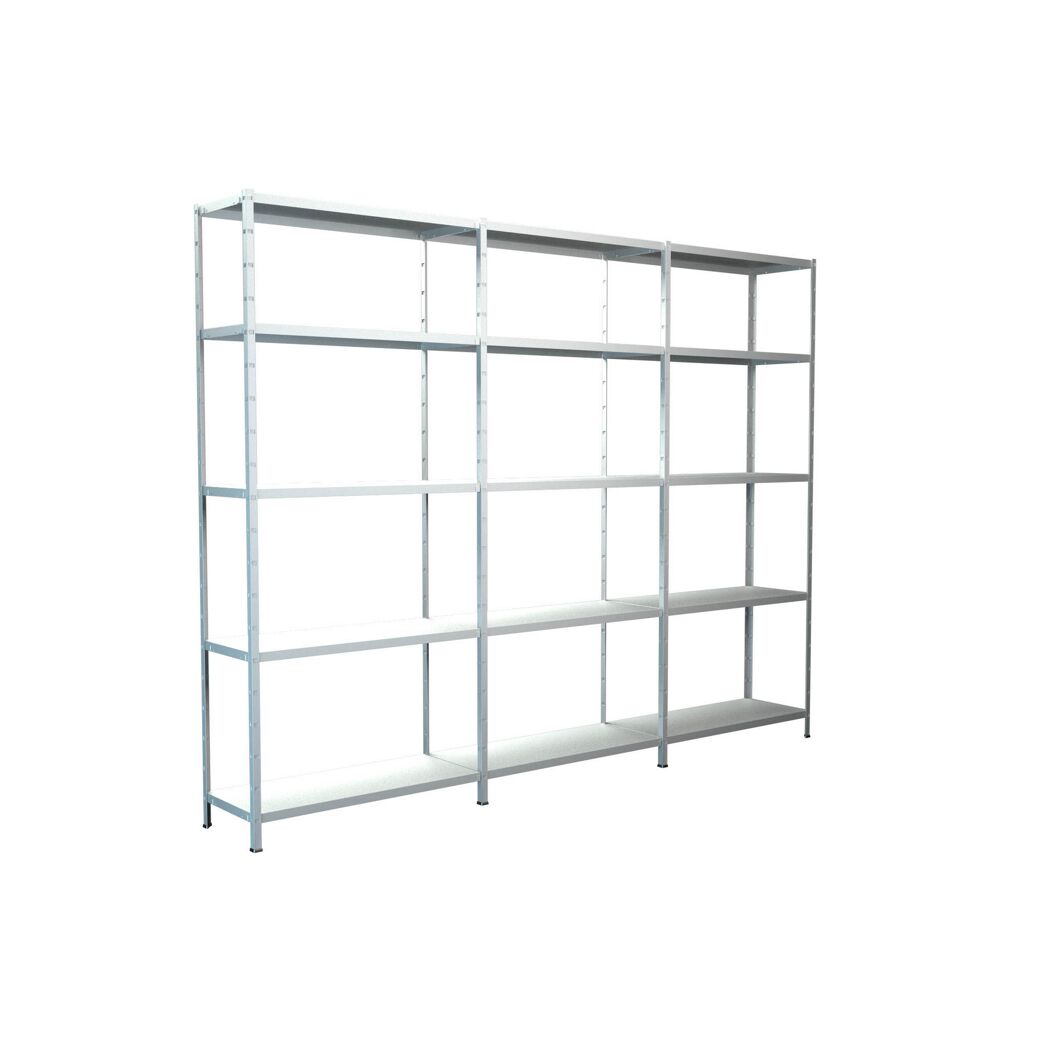 Stecksystem-Grundregal und 2 Anbauregale 300 x 200 x 35 cm