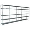 Stecksystem-Grundregal und 3 Anbauregale 400 x 230 x 35 cm