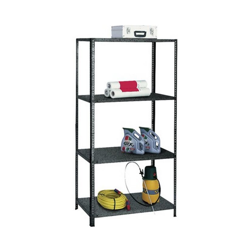 Schraubsystem-Grundregal Metall 100 x 200 x 35 cm