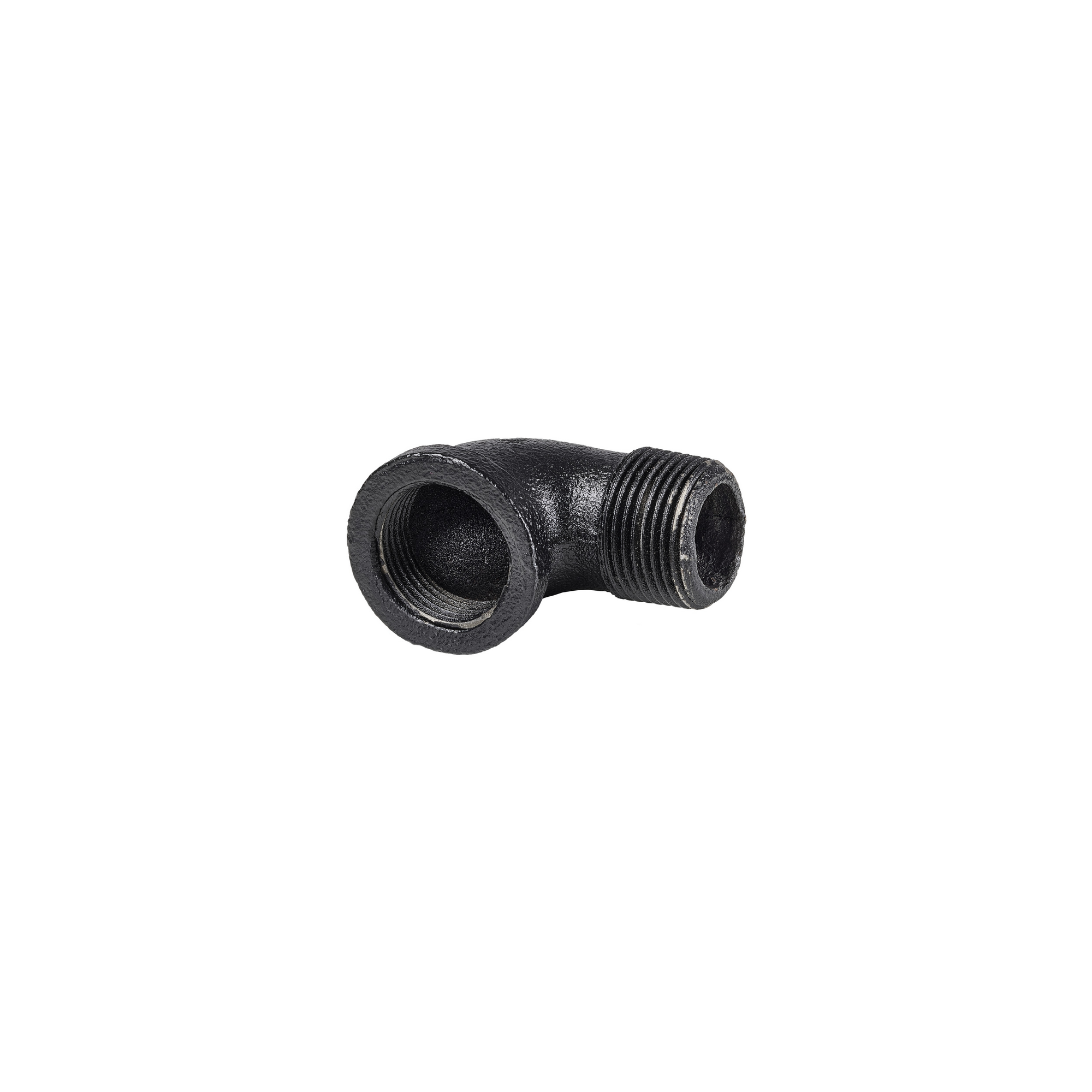 Eckverbinder 90° Connector für Regalsystem 'PIPE' 3/4" schwarz