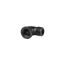 Eckverbinder 90° Connector für Regalsystem 'PIPE' 3/4" schwarz