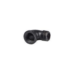 Eckverbinder 90° Connector für Regalsystem 'PIPE' 3/4" schwarz