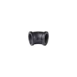 Eckverbinder 45° für Regalsystem 'PIPE' 3/4" schwarz