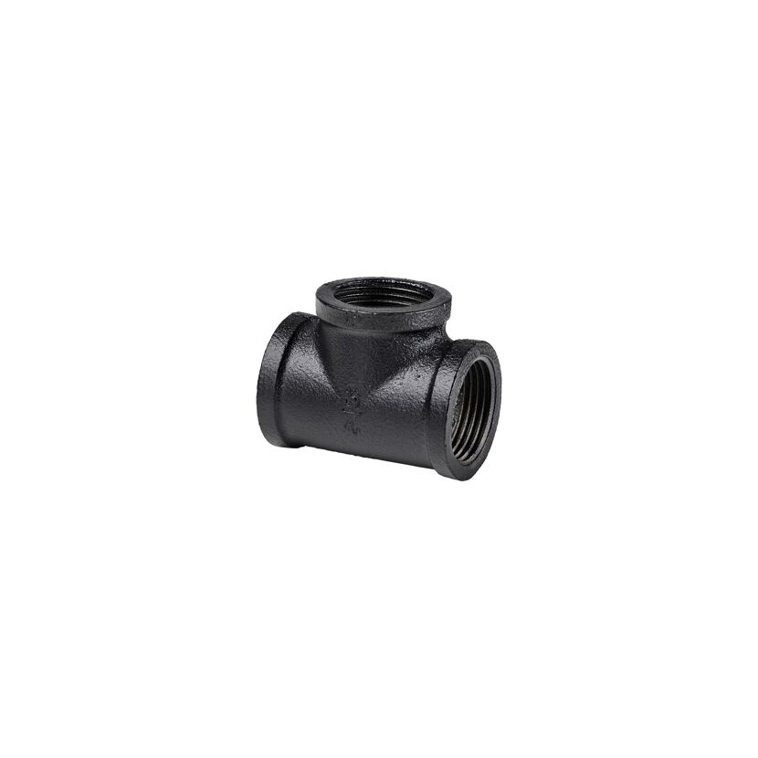 T-Verbinder 42 x 54 x 25 mm für Regalsystem 'PIPE' 3/4" schwarz
