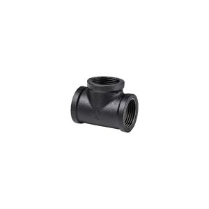 T-Verbinder 42 x 54 x 25 mm für Regalsystem 'PIPE' 3/4" schwarz