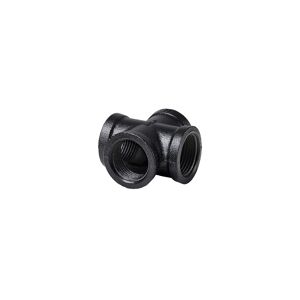 Kreuzverbinder für Regalsystem 'PIPE' 3/4" schwarz