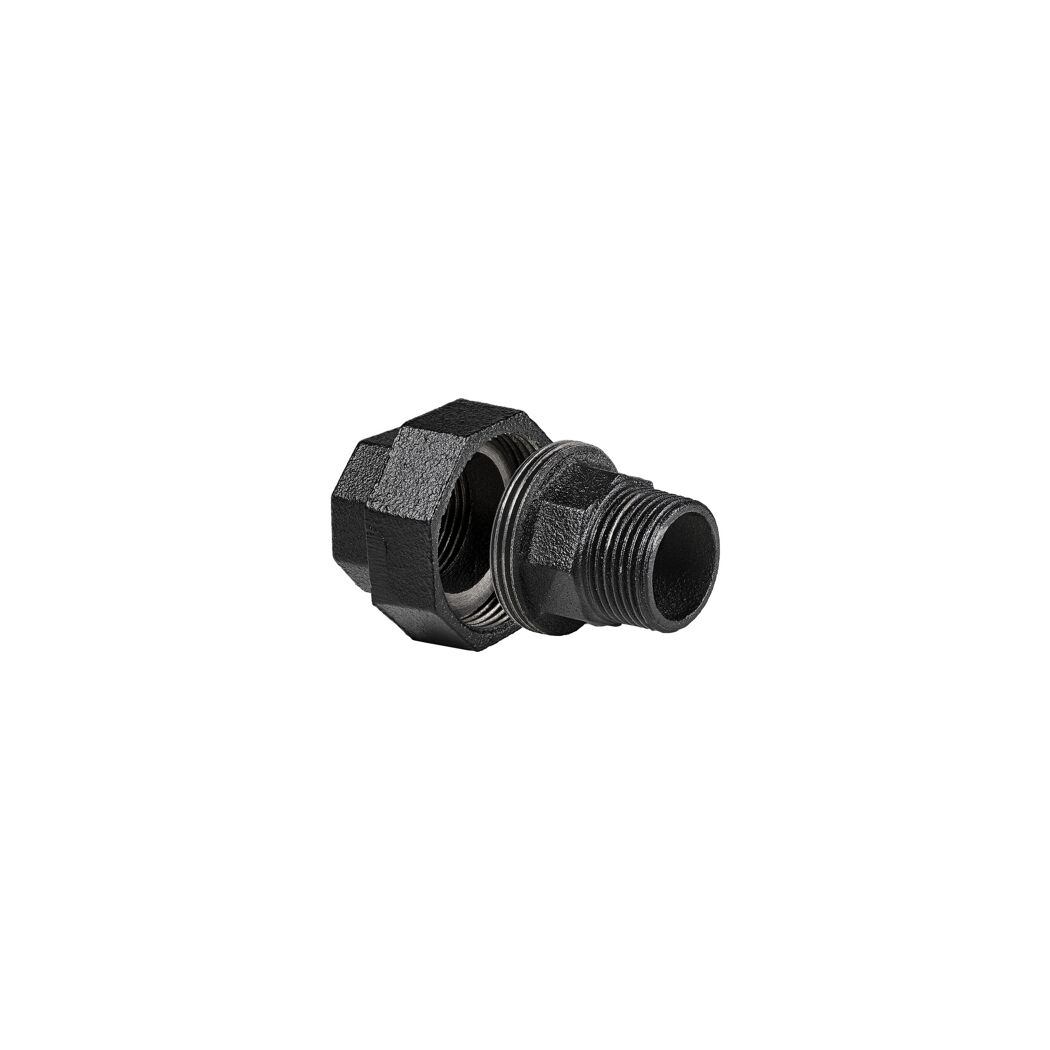 Verbinder-Reduzierstück für Regalsystem 'PIPE' 3/4" schwarz