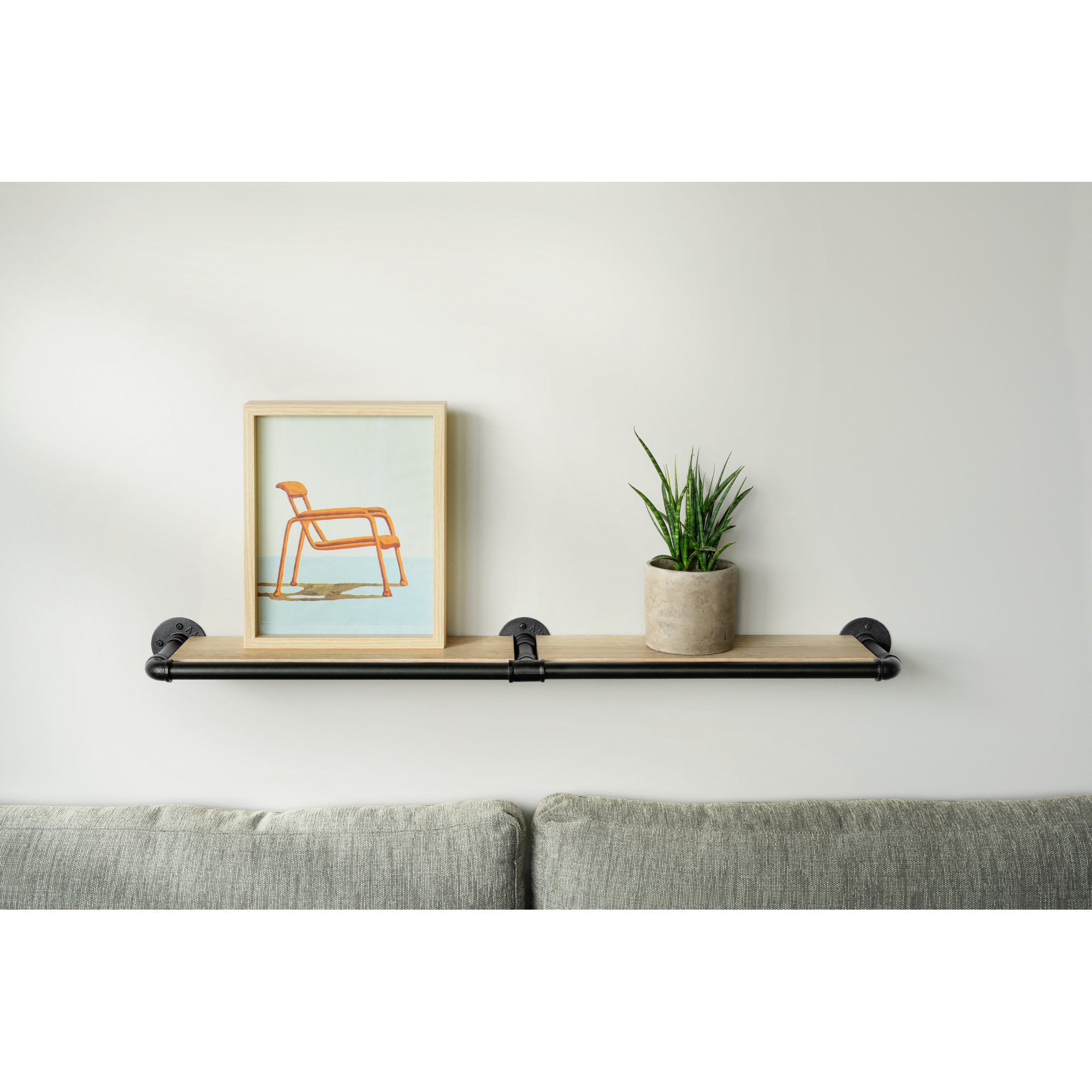 Verbindungsstück für Regalsystem 'PIPE' 3/4" schwarz