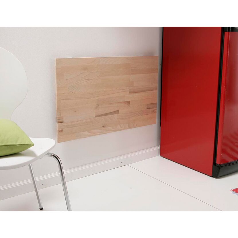 Klappkonsole KLAPP an der Wand montiert
