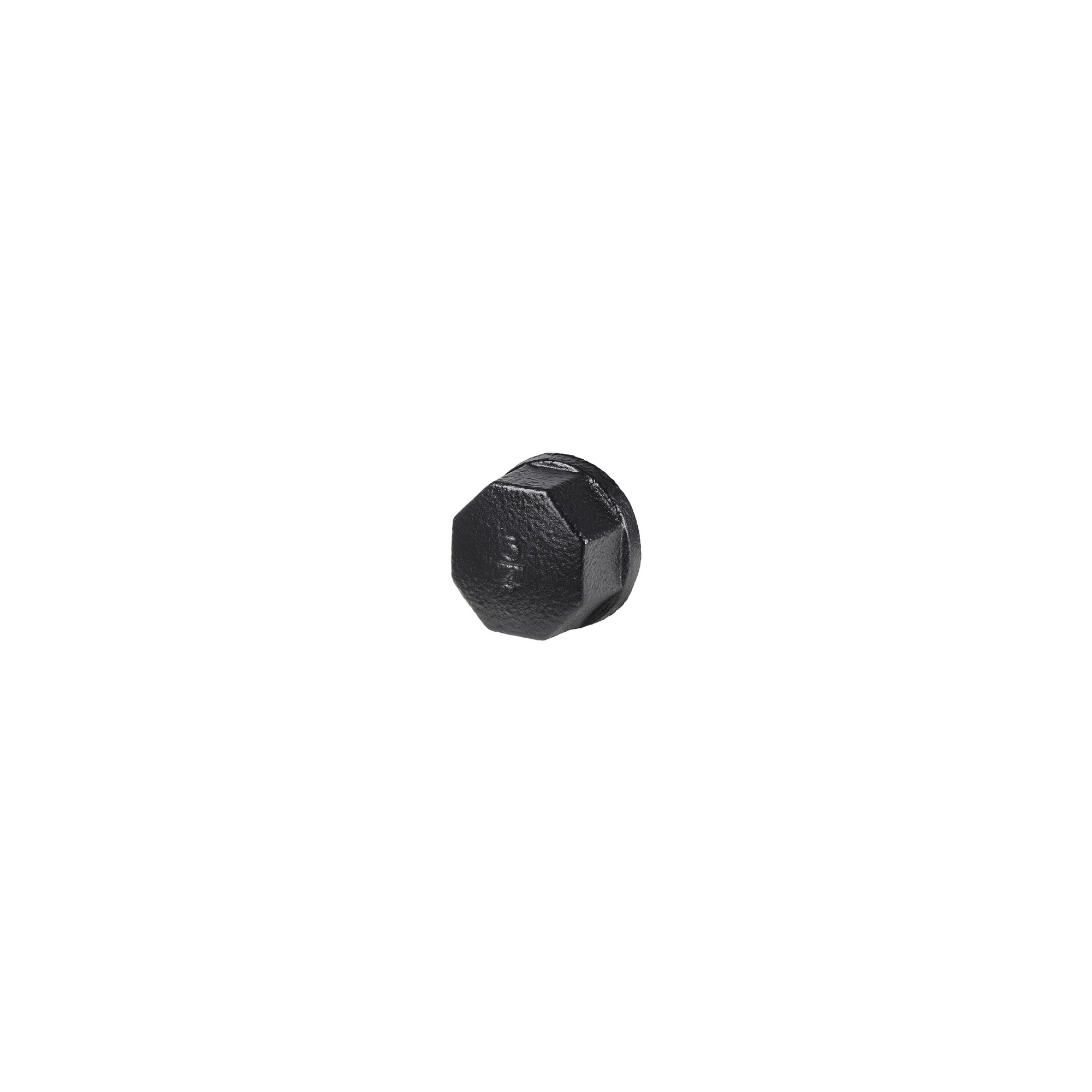Schraubkappe für Regalsystem 'PIPE' 3/4" schwarz, 2 Stück