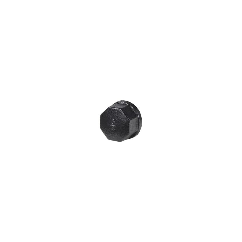Schraubkappe für Regalsystem 'PIPE' 3/4" schwarz, 2 Stück