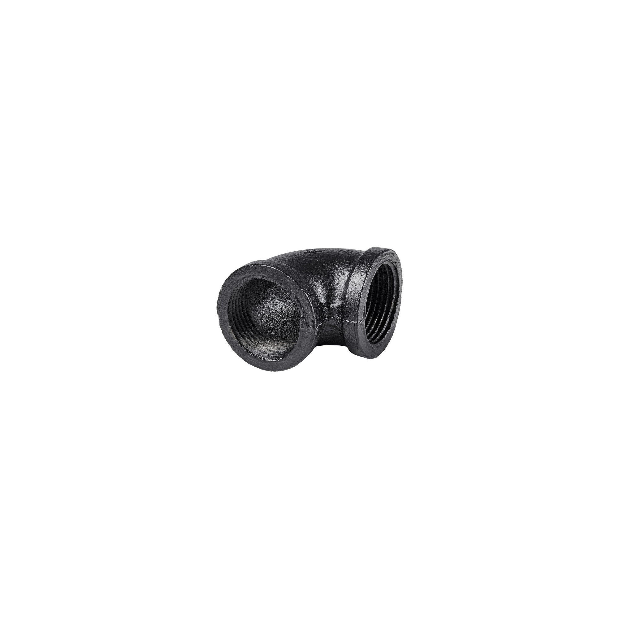 Eckverbinder 90° für Regalsystem 'PIPE' 3/4" schwarz