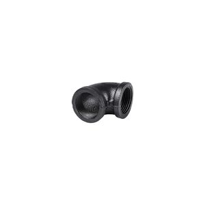 Eckverbinder 90° für Regalsystem 'PIPE' 3/4" schwarz