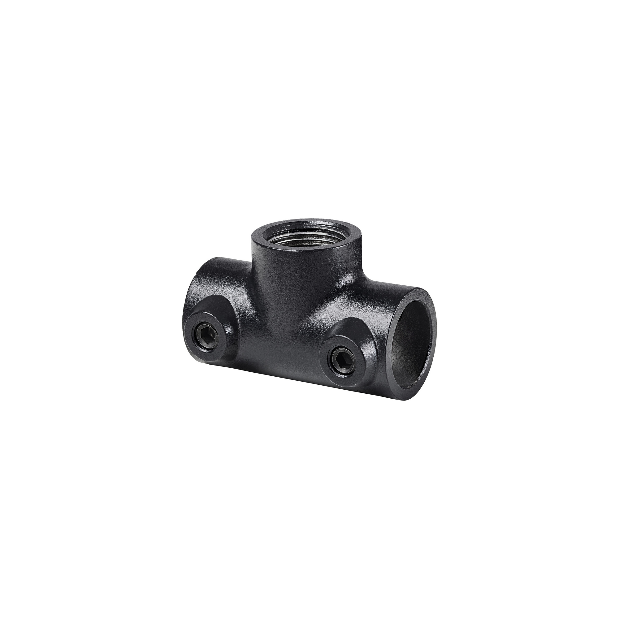 T-Verbinder 70 x 47 x 34 mm für Regalsystem 'PIPE' 3/4" schwarz