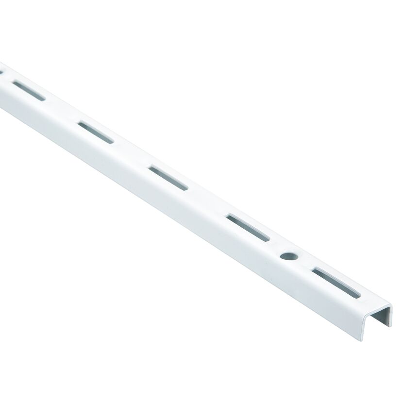 Weiße Wandschiene