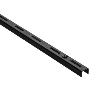 Single-Wandschiene, schwarz, 200 cm