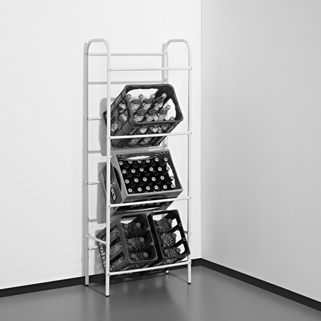 toom Getränkekistenständer weiß 155 x 60 x 33 cm ǀ toom Baumarkt