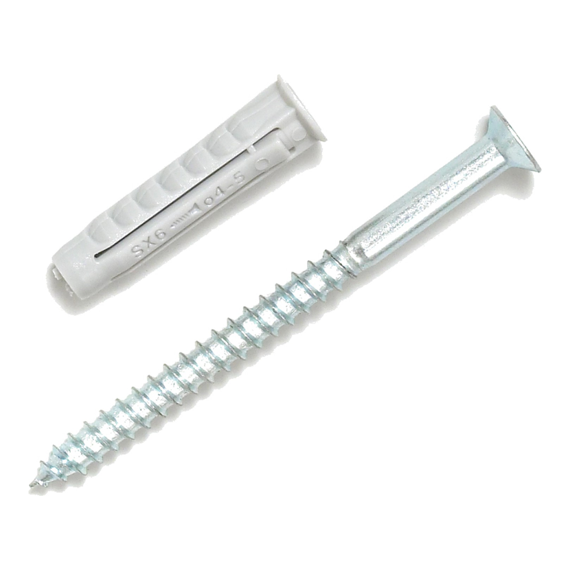 Dübel und Schraube