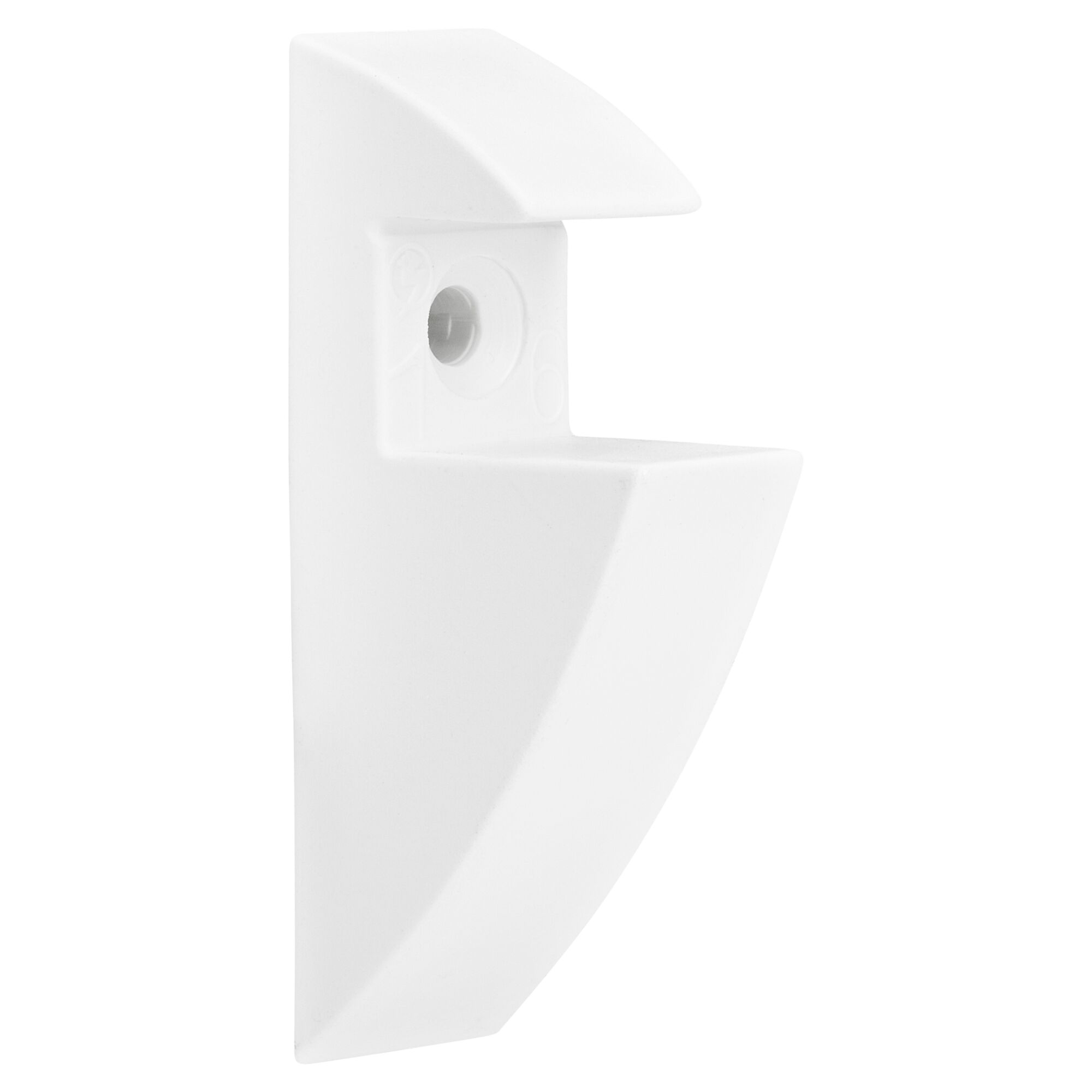 Weißer Regalhalter CLIP